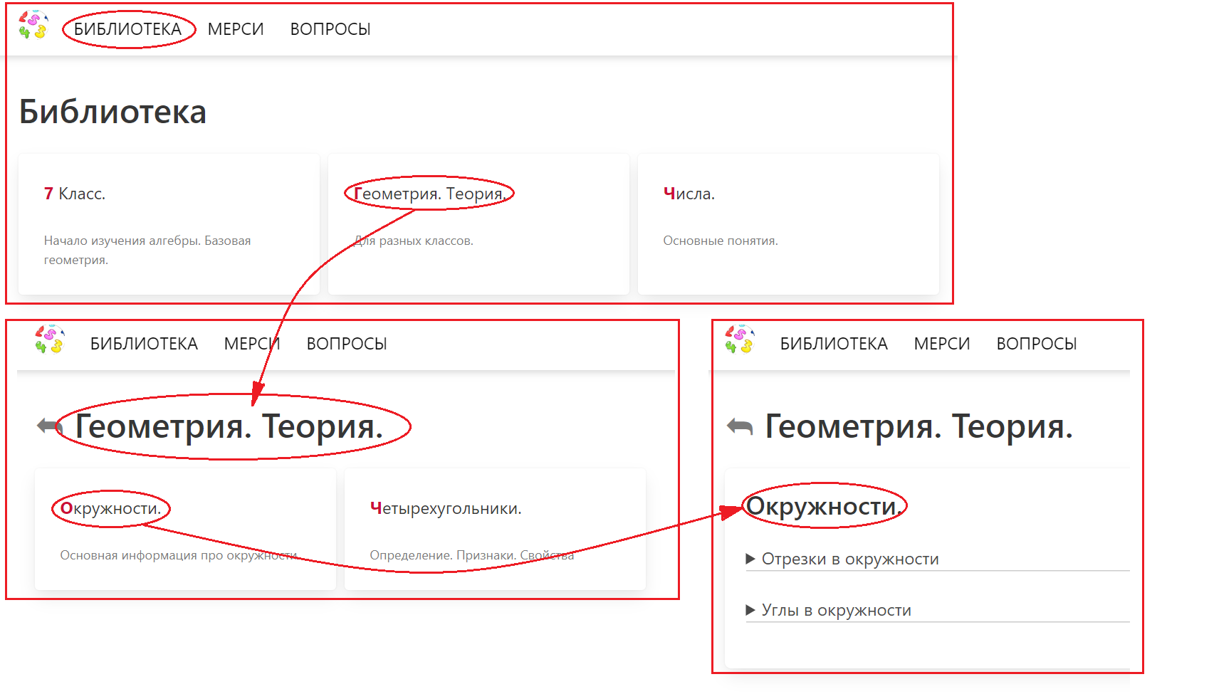 Библиотека теоретических материалов